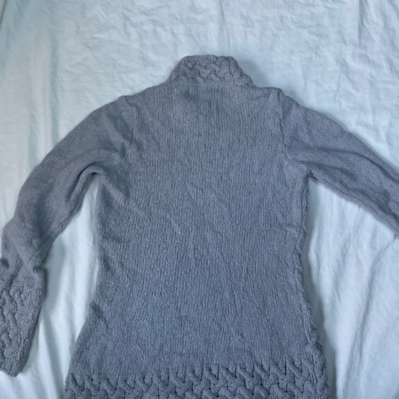 Wool and Cashmere Irish Cable-Knit Sweater by Islander (size small) - Picture 2 of 8